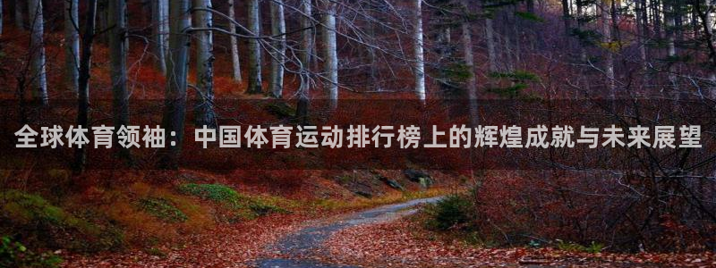 欧亿体育官方平台体育：全球体育领袖：中国体育运动排行