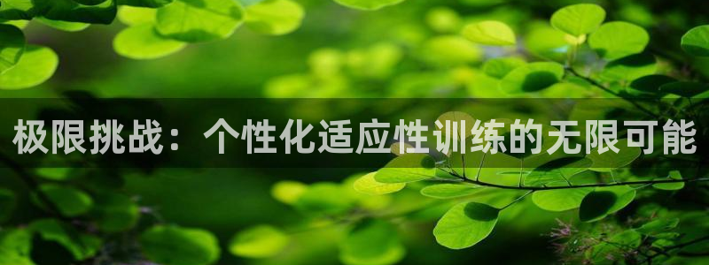OE欧亿官网注册：极限挑战：个性化适